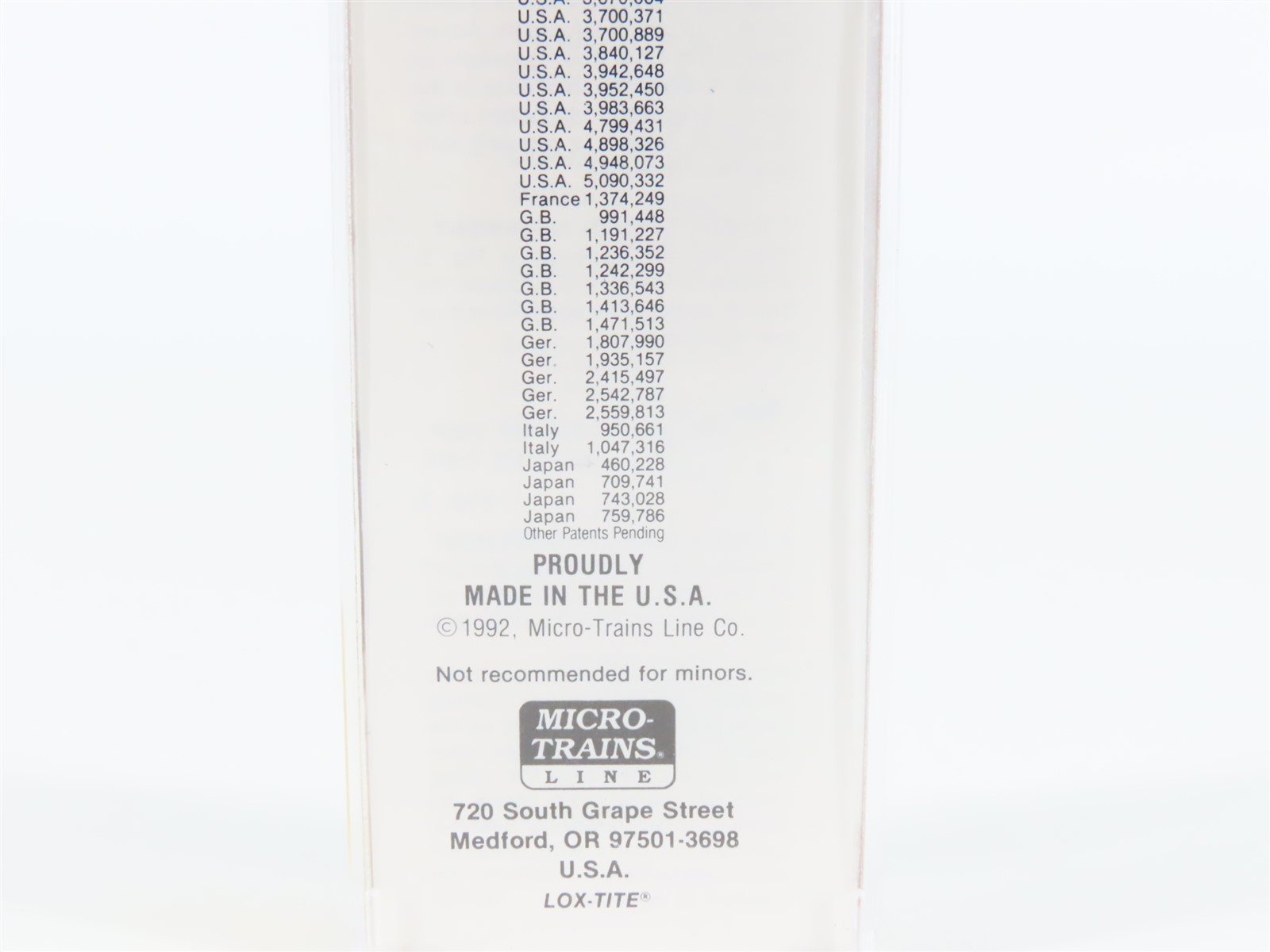 N Scale Micro-Trains MTL 66010 BN Burlington Northern 40' Trailer BNZ 900392