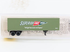 N Scale Kadee Micro-Trains MTL Superior Fast Freight 40' Trailer-- Custom