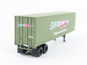 N Scale Kadee Micro-Trains MTL Superior Fast Freight 40' Trailer-- Custom