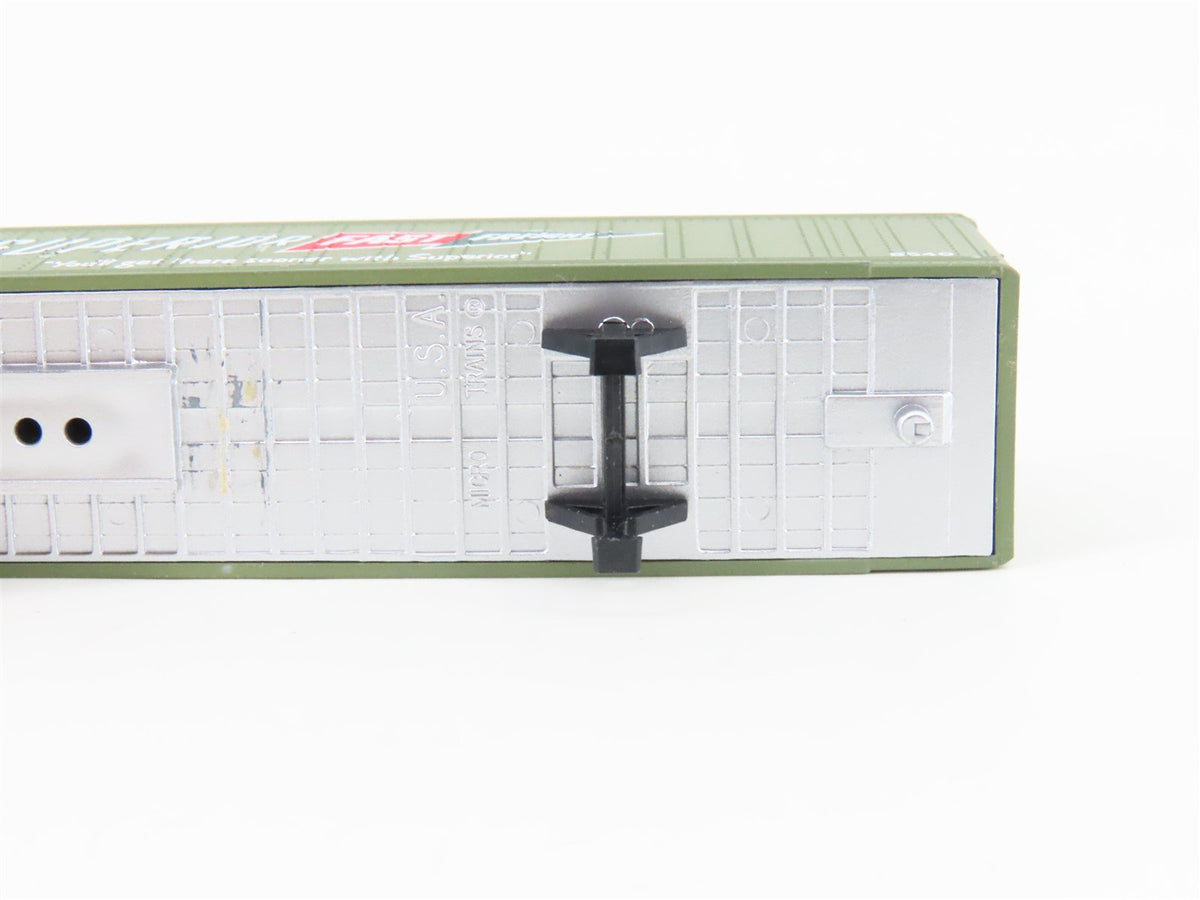 N Scale Kadee Micro-Trains MTL Superior Fast Freight 40&#39; Trailer-- Custom