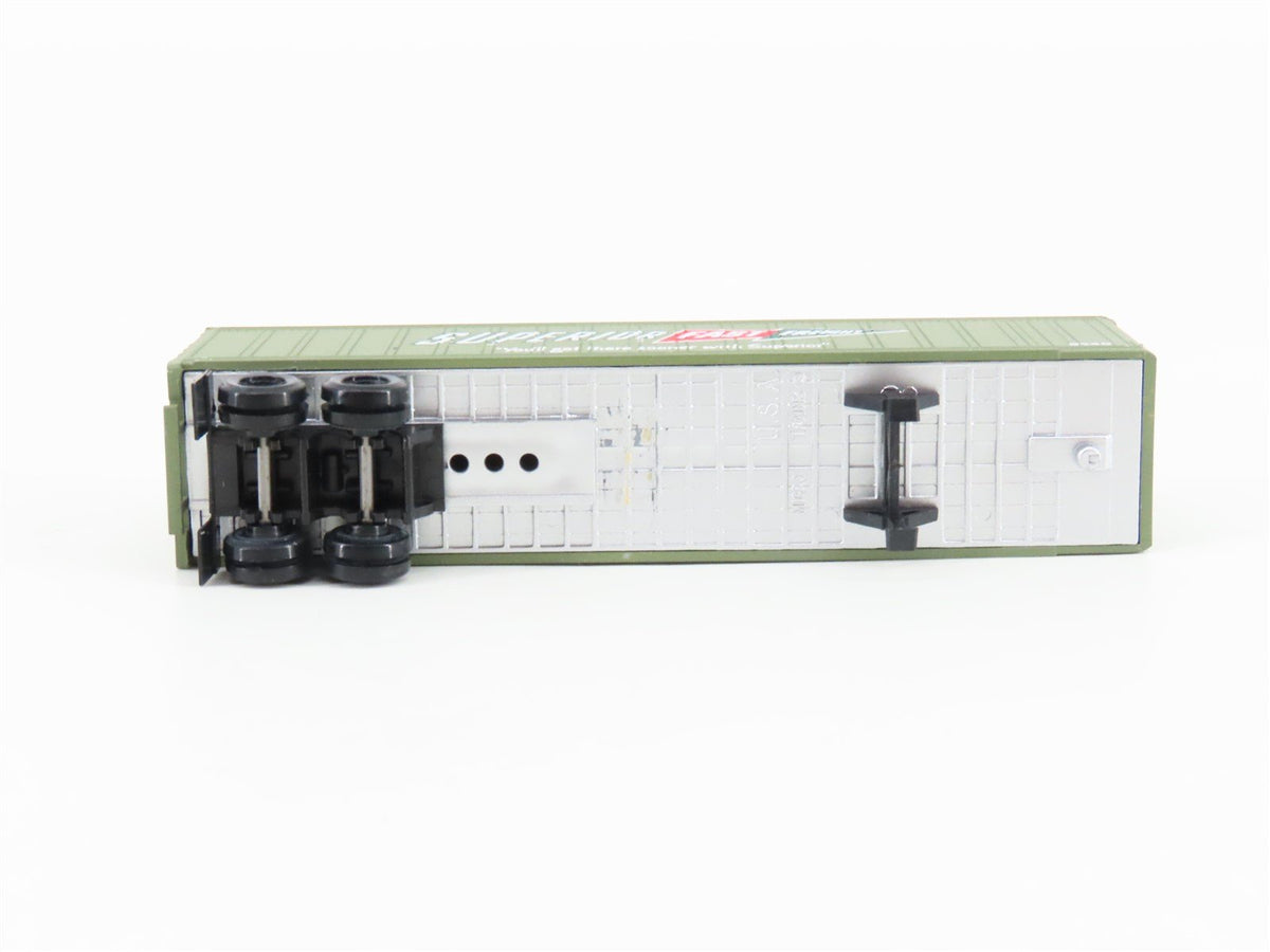 N Scale Kadee Micro-Trains MTL Superior Fast Freight 40&#39; Trailer-- Custom