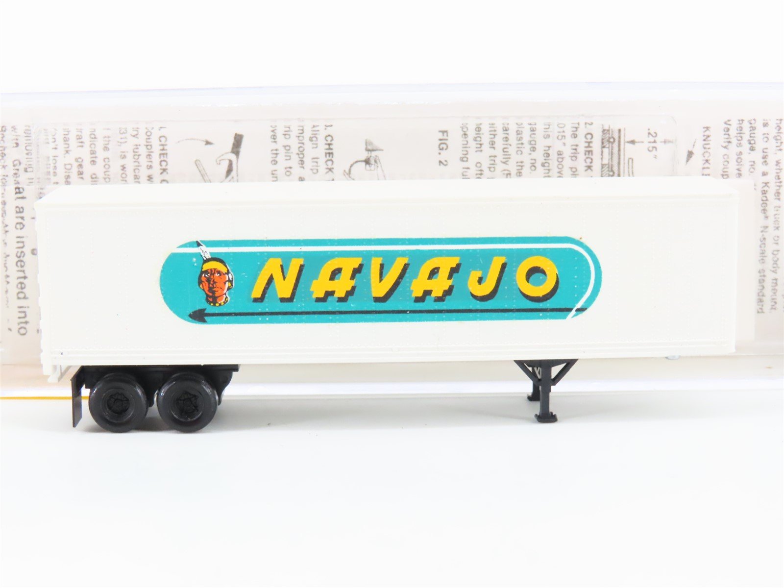 N Scale Kadee Micro-Trains MTL Navajo 40' Trailer--Custom