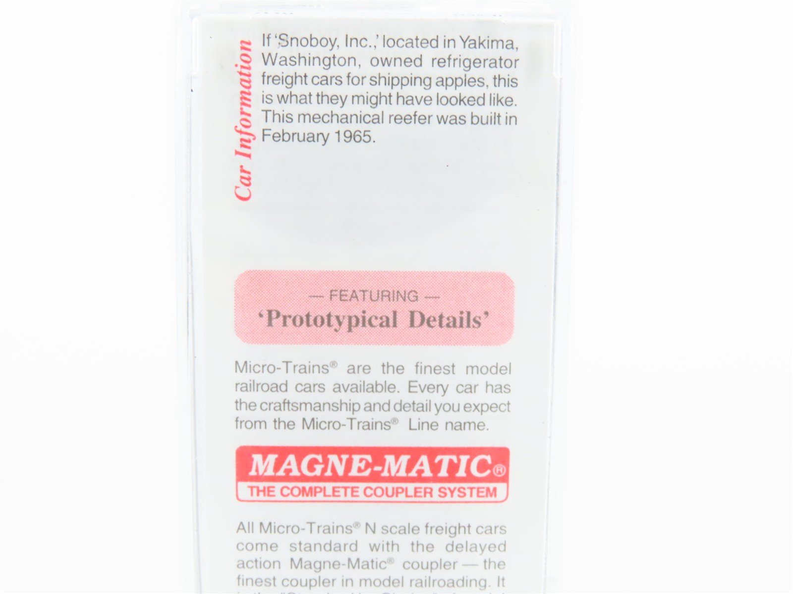 N Scale Micro-Trains MTL 69110 Snoboy 51' Rivet Side Mechanical Reefer 101