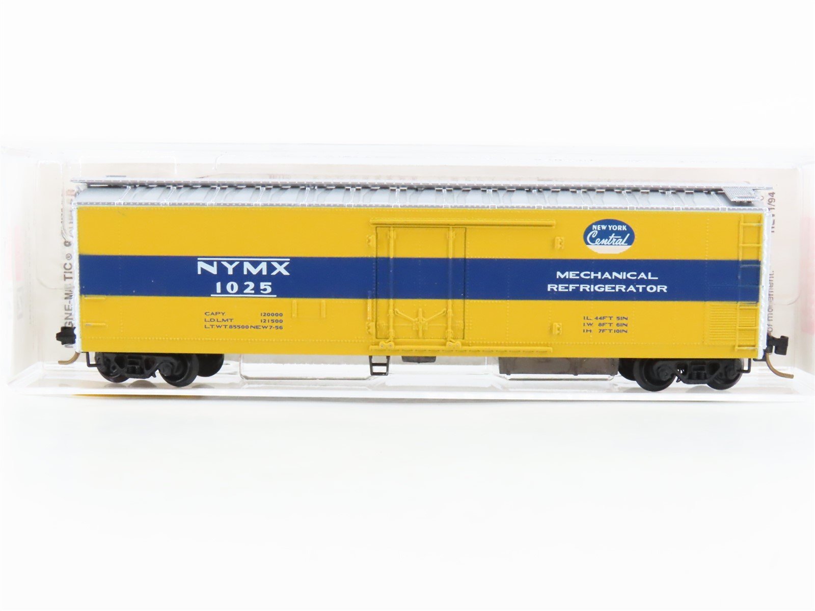 N Scale Micro-Trains MTL 69080 NYC New York Central 51' Rivet Side Reefer #1025