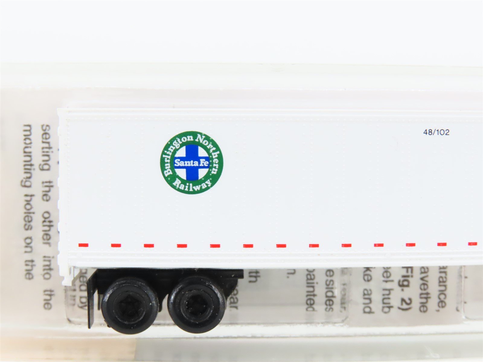 N Micro-Trains MTL 68060 BNSF Burlington Northern Santa Fe 48' Trailer