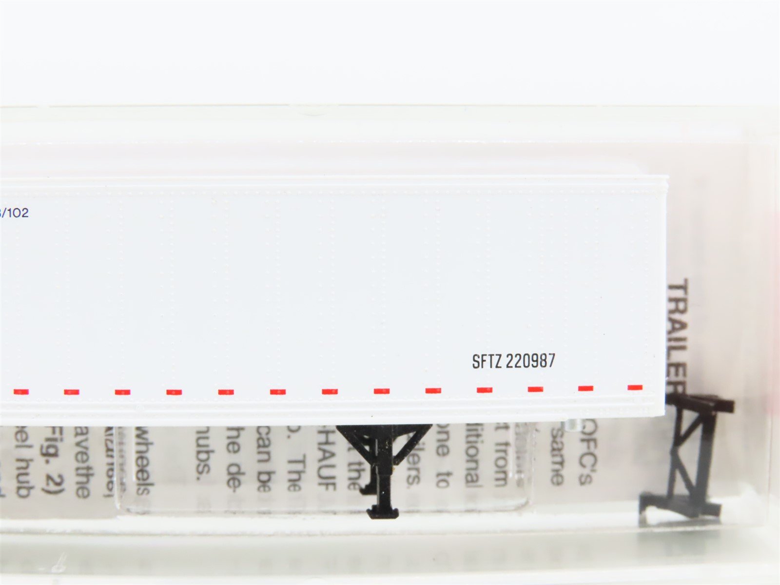 N Micro-Trains MTL 68060 BNSF Burlington Northern Santa Fe 48' Trailer