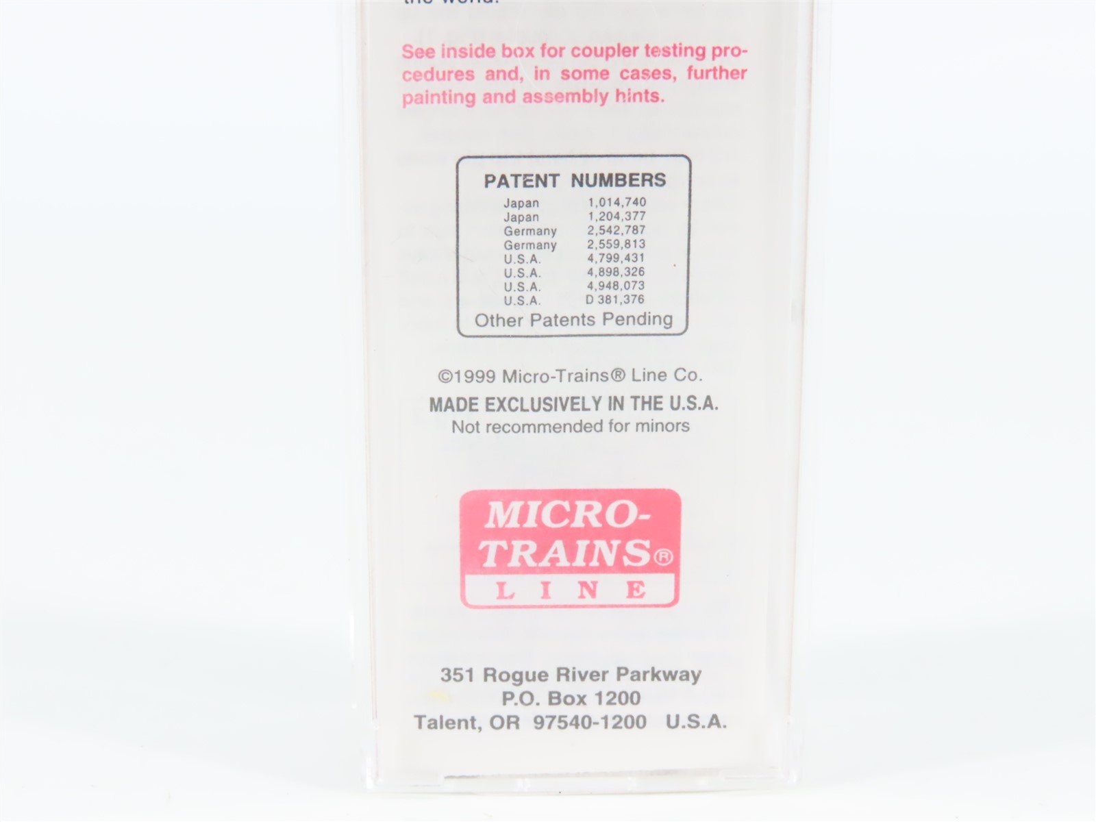 N Micro-Trains MTL 68060 BNSF Burlington Northern Santa Fe 48' Trailer