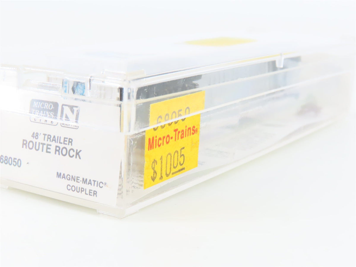 N Scale Micro-Trains MTL 68050 Route Rock 48&#39; Trailer RIZ 210384