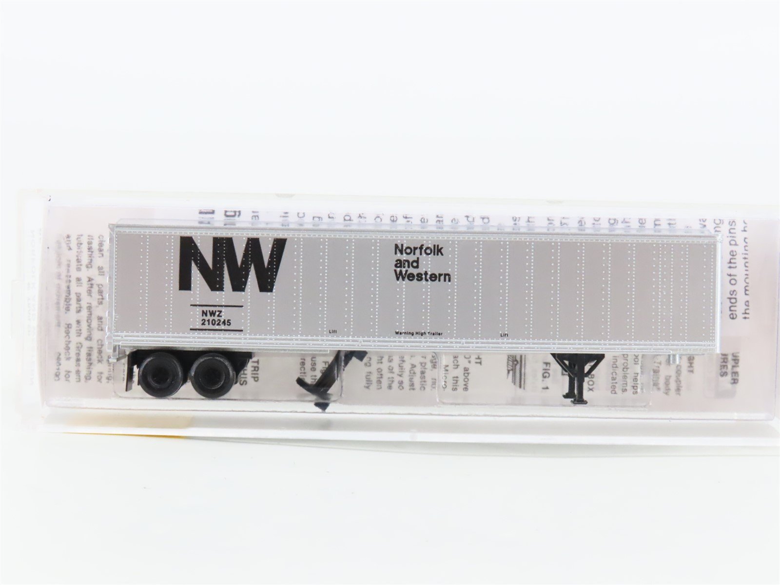 N Scale Micro-Trains MTL 68010 NW Norfolk & Western 48' Trailer NWZ 210245