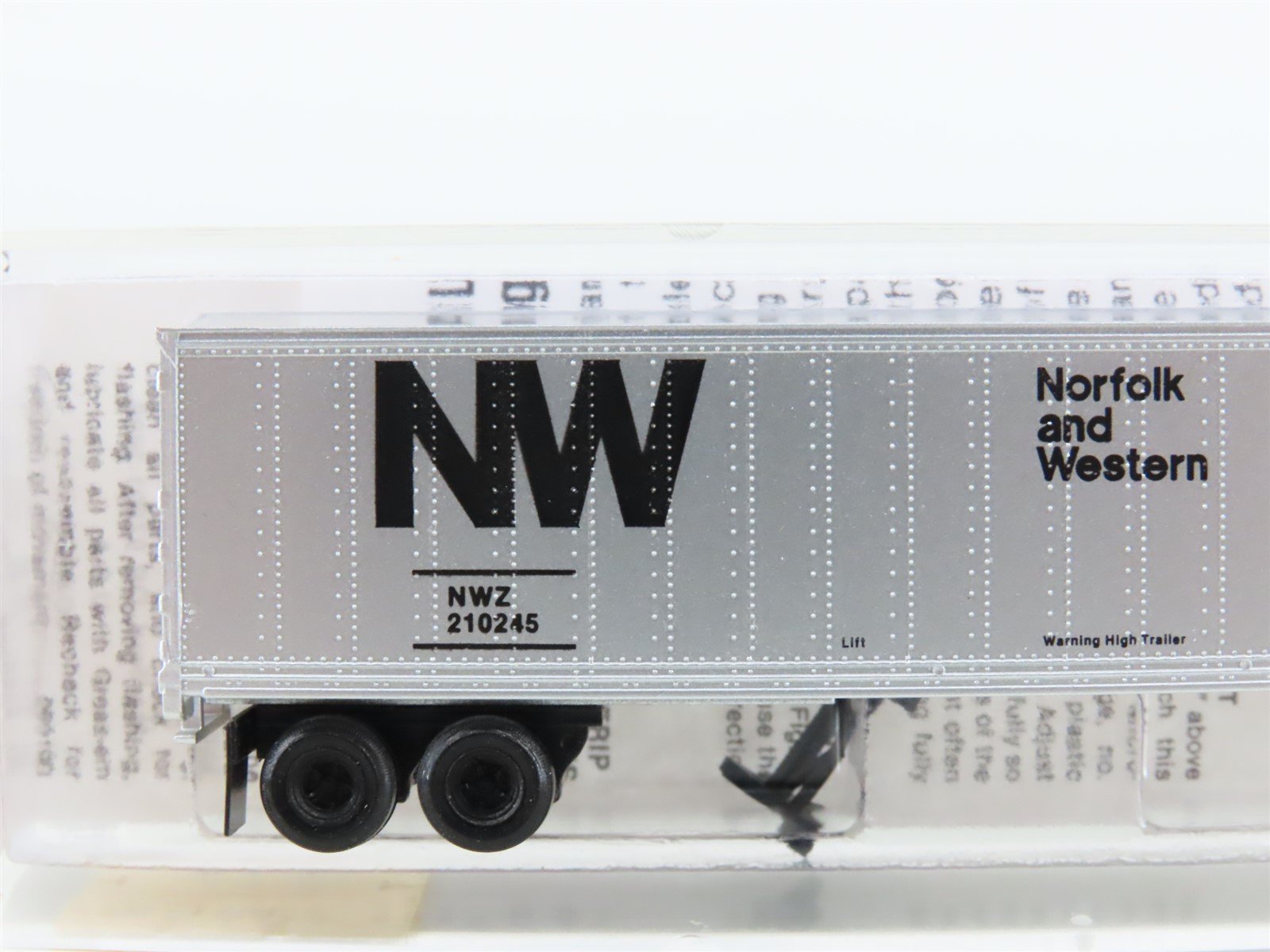 N Scale Micro-Trains MTL 68010 NW Norfolk & Western 48' Trailer NWZ 210245