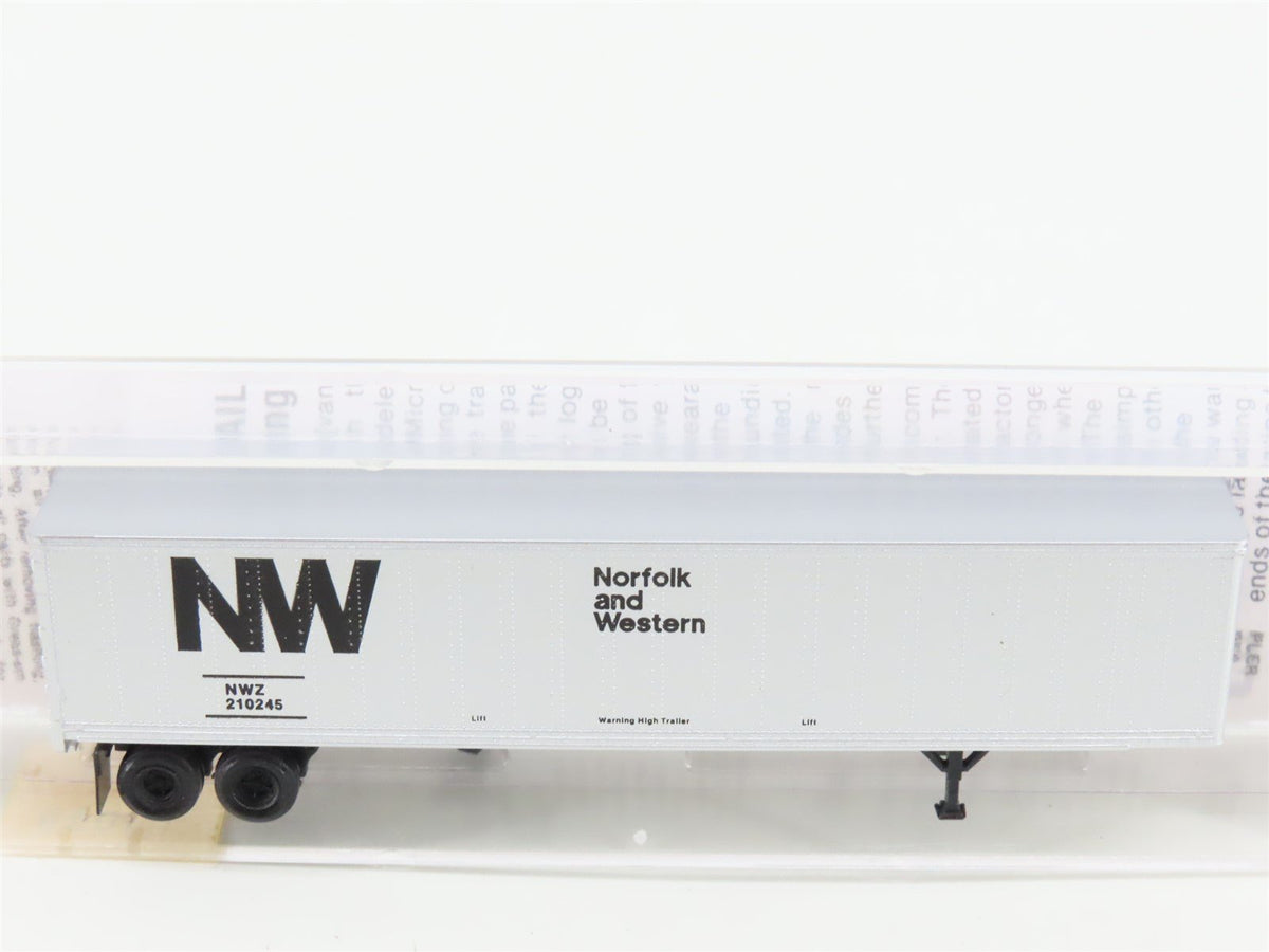 N Scale Micro-Trains MTL 68010 NW Norfolk &amp; Western 48&#39; Trailer NWZ 210245