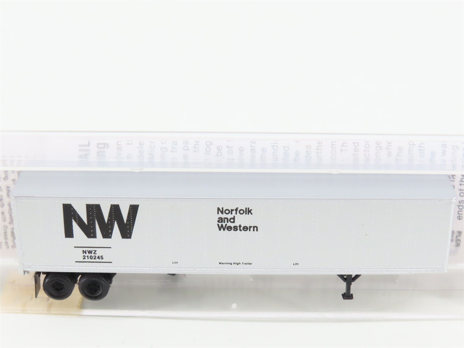 N Scale Micro-Trains MTL 68010 NW Norfolk & Western 48' Trailer NWZ 210245
