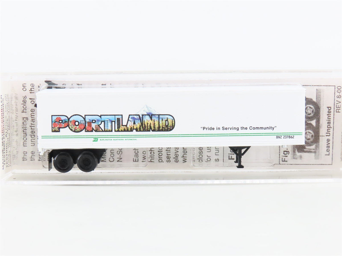 N Scale Micro-Trains MTL 67210 BN Intermodal Portland 45&#39; Trailer BNZ 237862