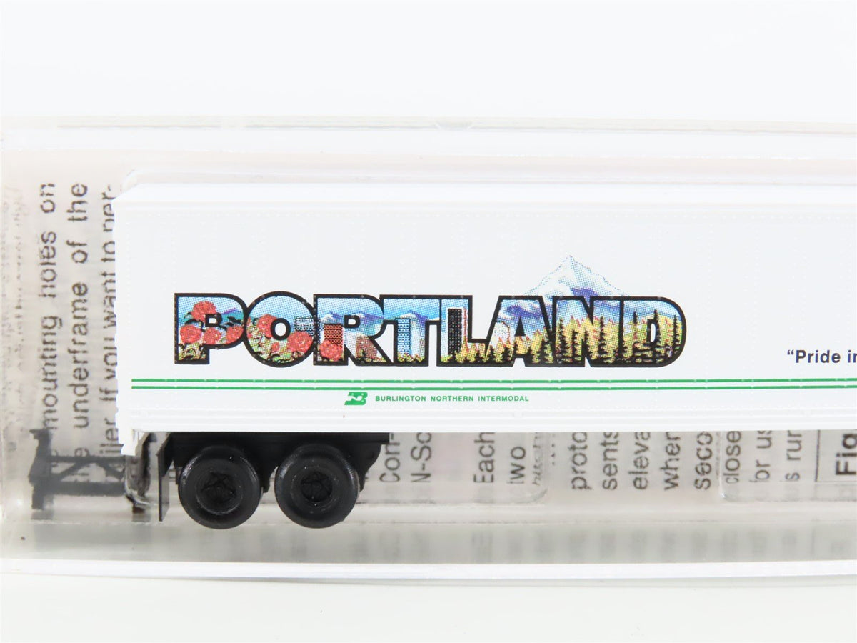 N Scale Micro-Trains MTL 67210 BN Intermodal Portland 45&#39; Trailer BNZ 237862
