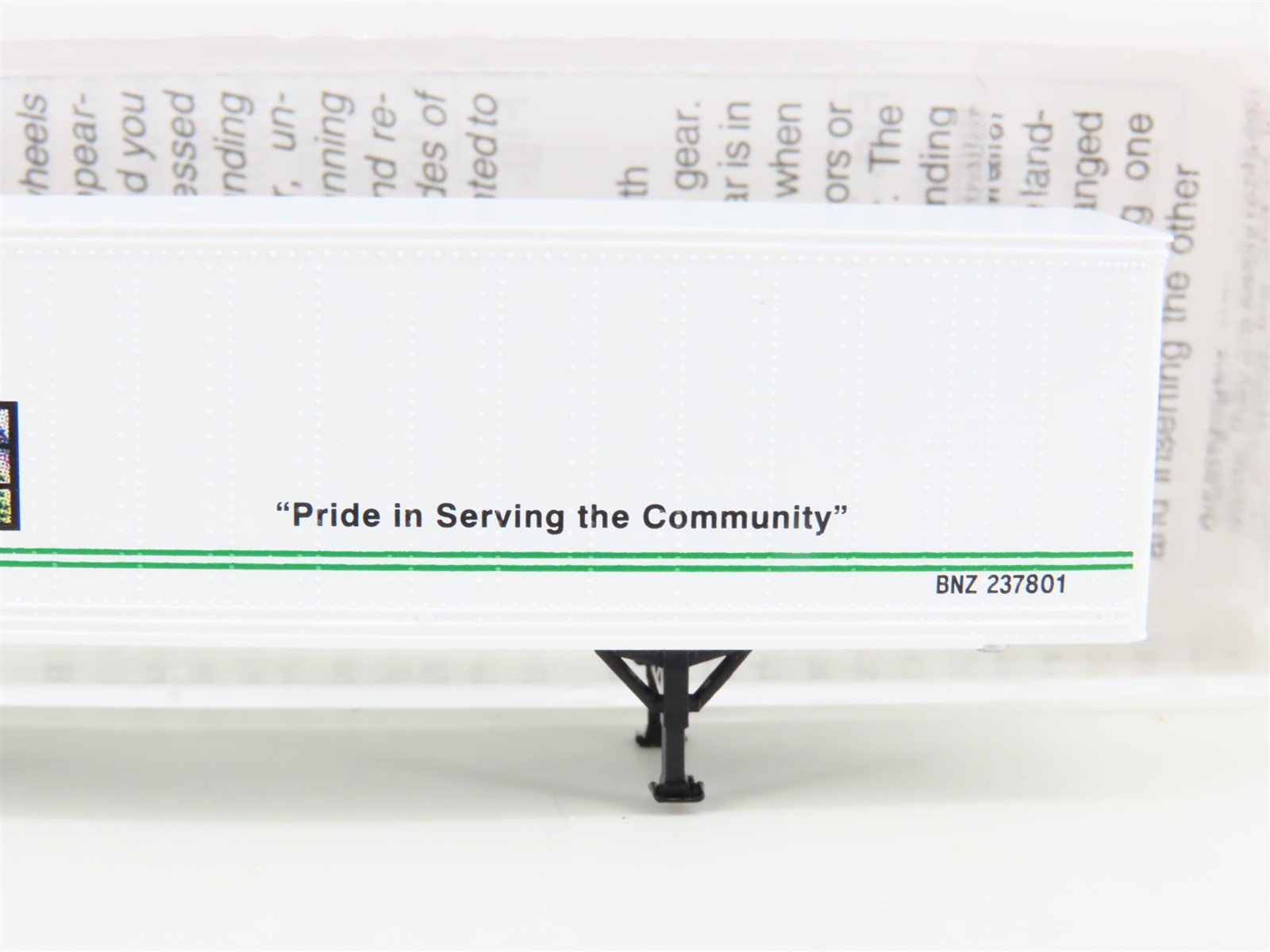 N Scale Micro-Trains MTL 67200 BN Intermodal Seattle 45' Trailer BNZ 237801