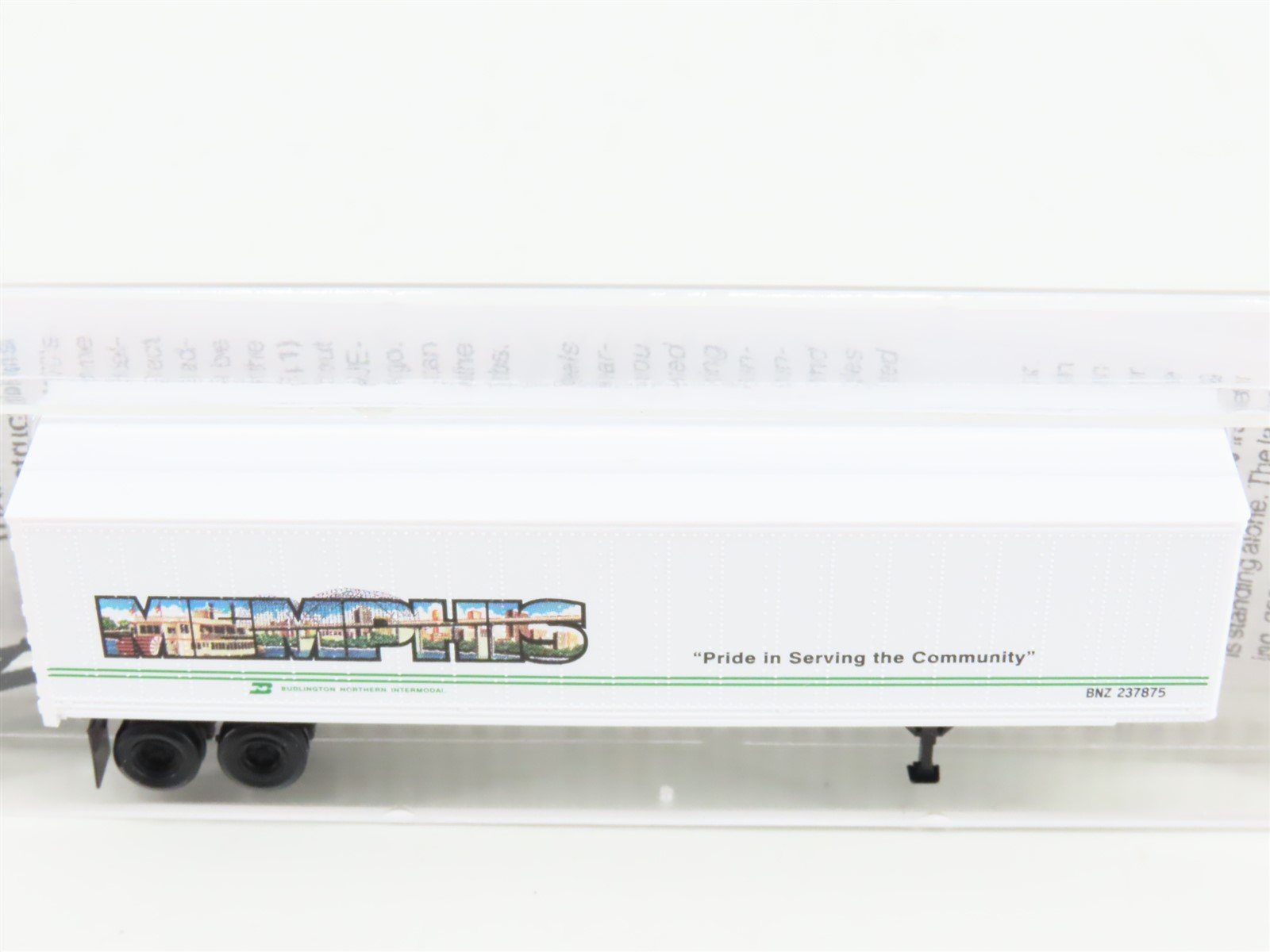 N Scale Micro-Trains MTL 67190 BN Intermodal Memphis 45' Trailer BNZ 237875