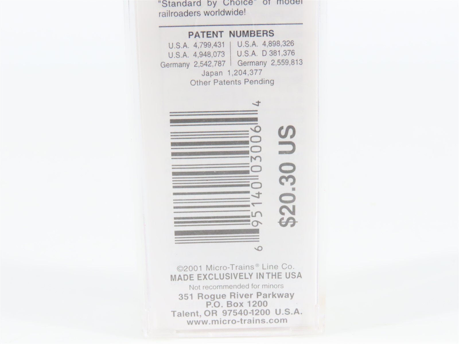 N Scale Micro-Trains MTL 67190 BN Intermodal Memphis 45' Trailer BNZ 237875