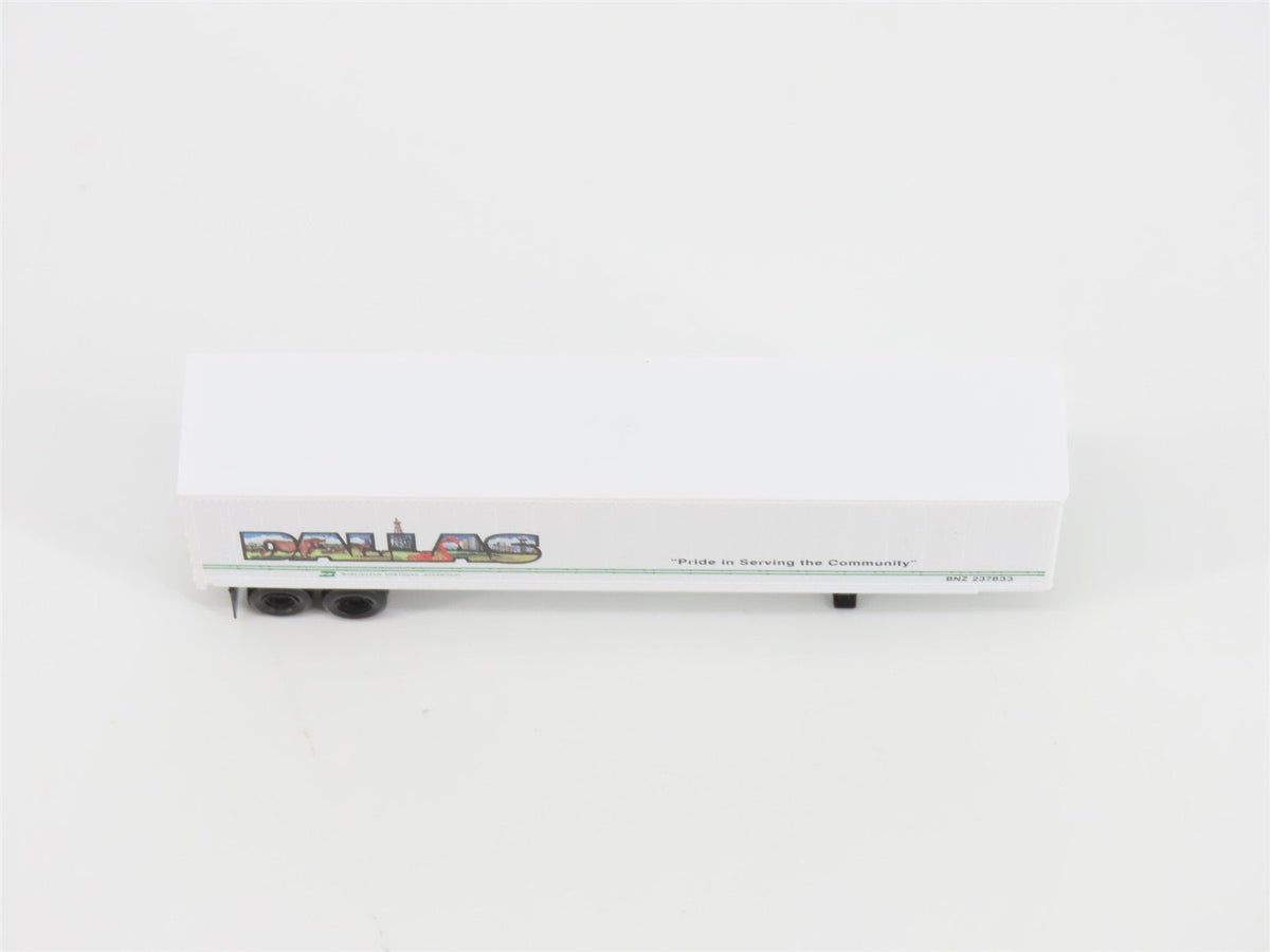 N Scale Micro-Trains MTL 67180 BN Intermodal Dallas 45&#39; Trailer BNZ 237833