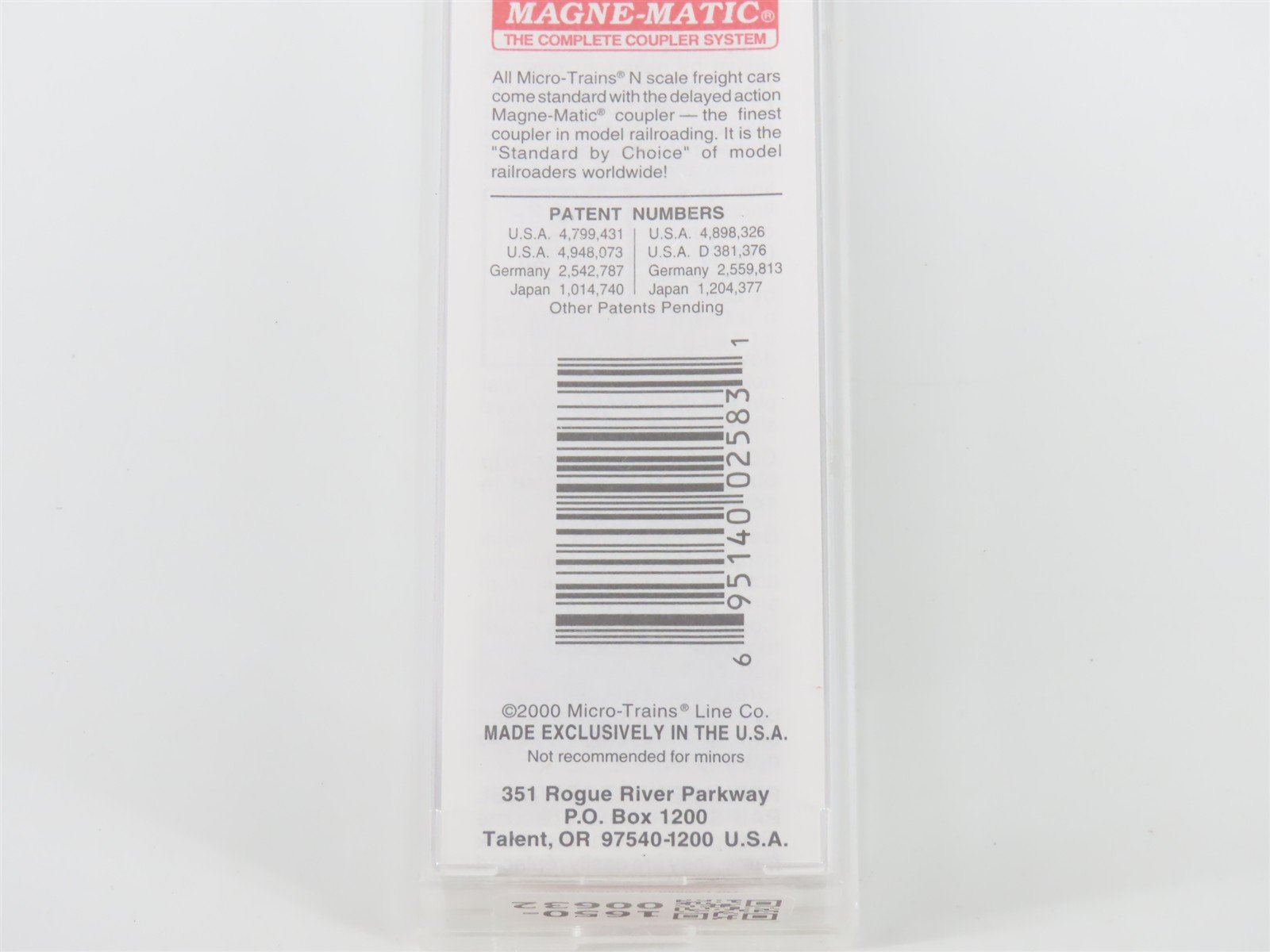 N Scale Micro-Trains MTL 67180 BN Intermodal Dallas 45' Trailer BNZ 237833