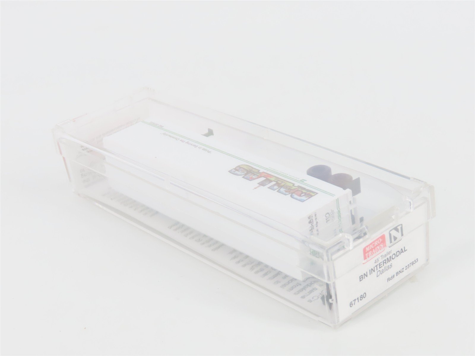 N Scale Micro-Trains MTL 67180 BN Intermodal Dallas 45' Trailer BNZ 237833