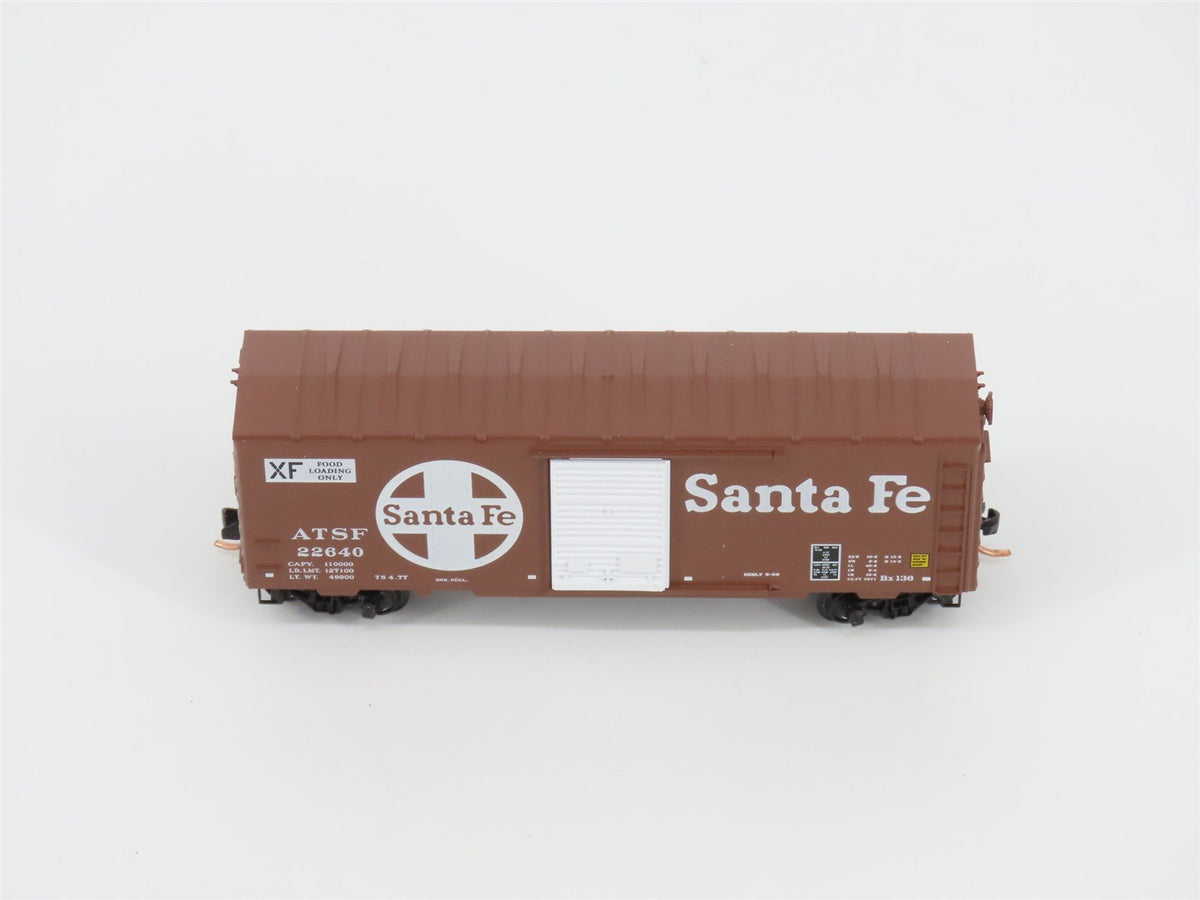 N Scale Micro-Trains MTL 73010 ATSF Santa Fe 40&#39; Single Door Box Car 22640