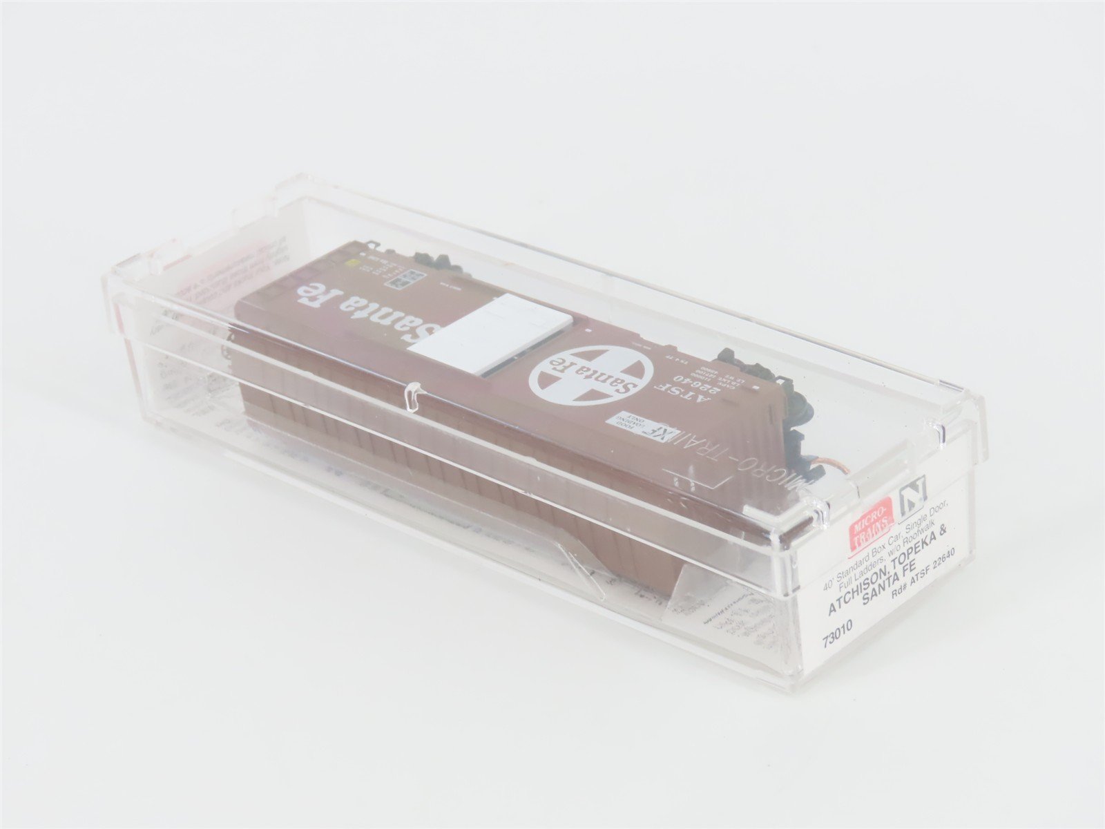 N Scale Micro-Trains MTL 73010 ATSF Santa Fe 40' Single Door Box Car 22640