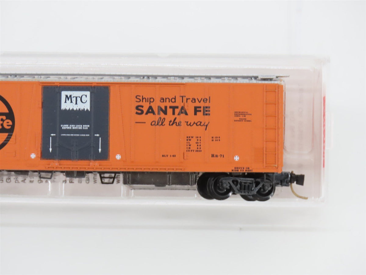 N Scale Micro-Trains MTL 70070 ATSF Santa Fe SFRC 51&#39; Rib Side Reefer 1707