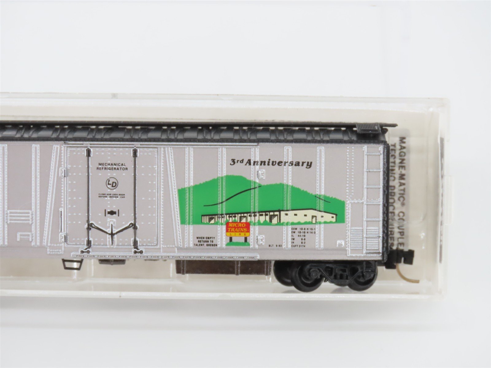 N Scale Micro Trains-MTL 70060 Micro-Trains Line 3rd Anniversary 51' Reefer 1993