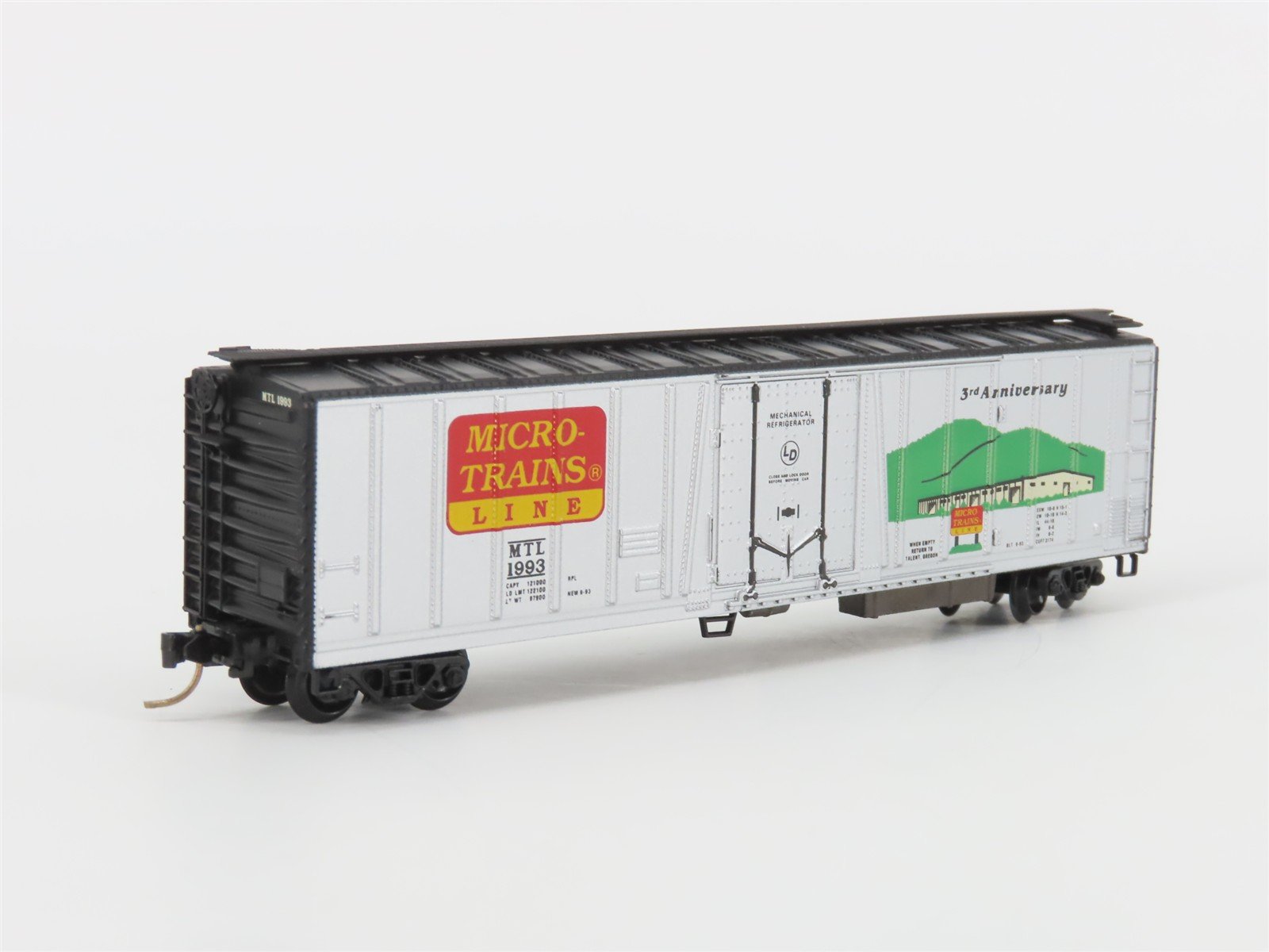 N Scale Micro Trains-MTL 70060 Micro-Trains Line 3rd Anniversary 51' Reefer 1993
