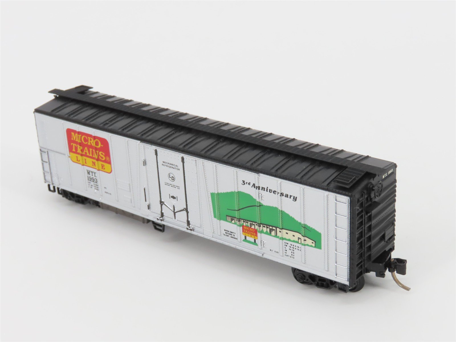 N Scale Micro Trains-MTL 70060 Micro-Trains Line 3rd Anniversary 51' Reefer 1993