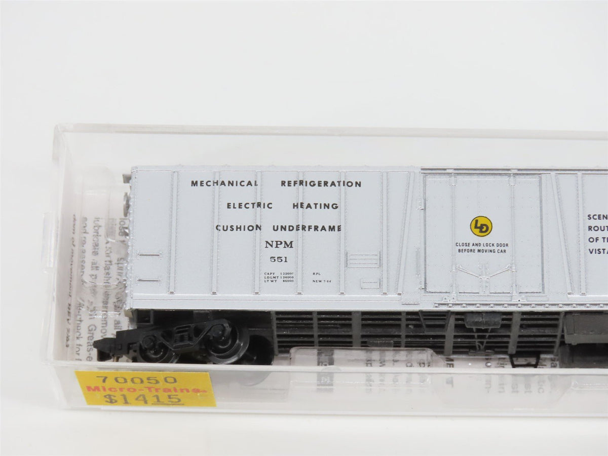 N Scale Micro-Trains MTL 70050 NP Northern Pacific 51&#39; Rib Side Reefer #NPM 551