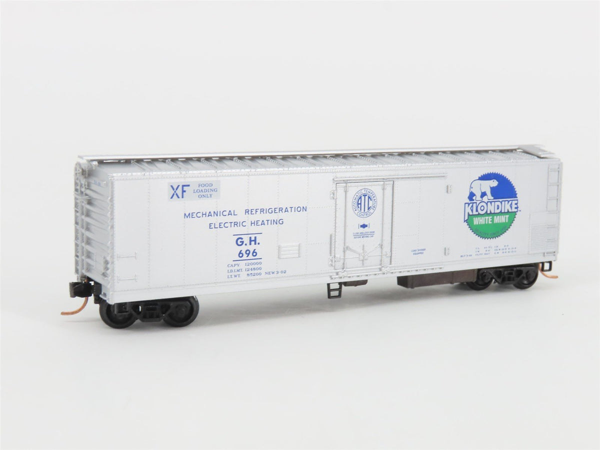 N Scale Micro-Trains MTL 69170 GH Klondike White Mint 51&#39; Mechanical Reefer 696