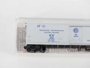 N Scale Micro-Trains MTL 69160 GH Klondike Bar 51' Rivet Side Reefer #696