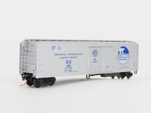 N Scale Micro-Trains MTL 69160 GH Klondike Bar 51' Rivet Side Reefer #696