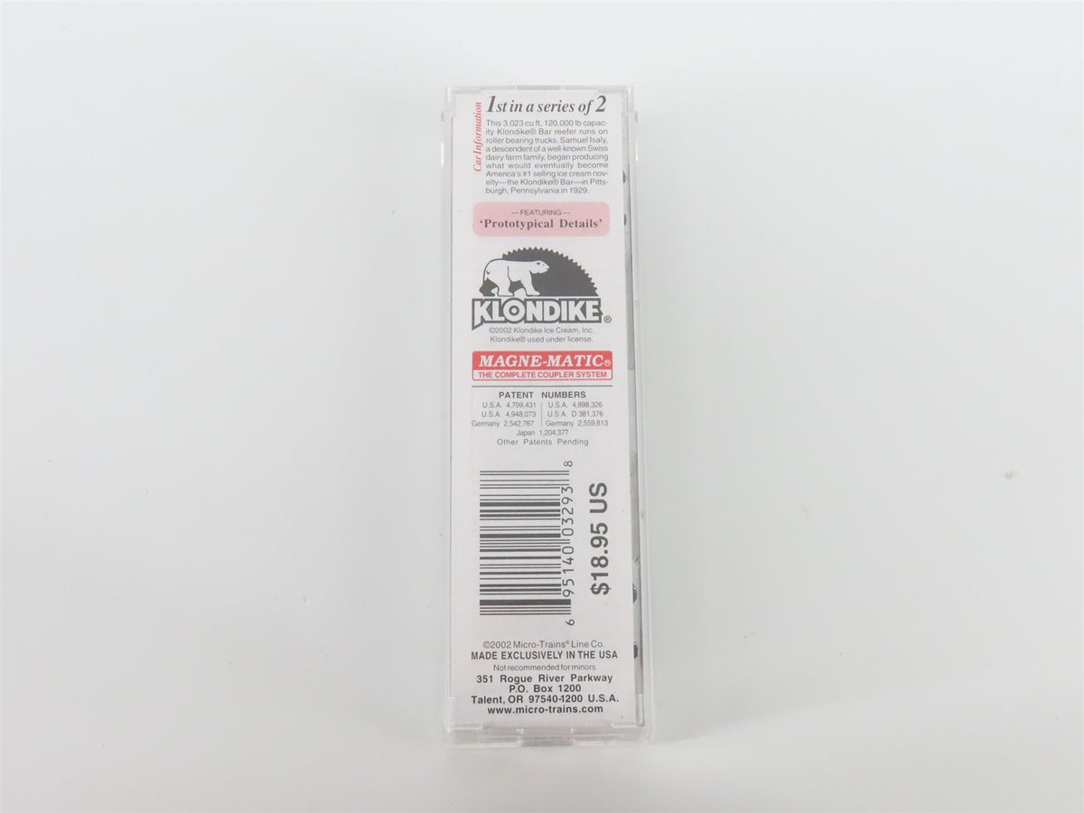 N Scale Micro-Trains MTL 69160 GH Klondike Bar 51&#39; Rivet Side Reefer #696