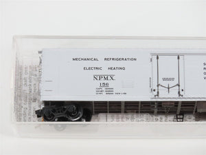 N Scale Micro-Trains MTL 69150 NPMX Northern Pacific 51' Rivet Side Reefer #156
