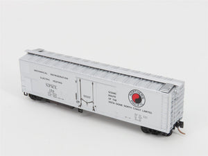 N Scale Micro-Trains MTL 69150 NPMX Northern Pacific 51' Rivet Side Reefer #154