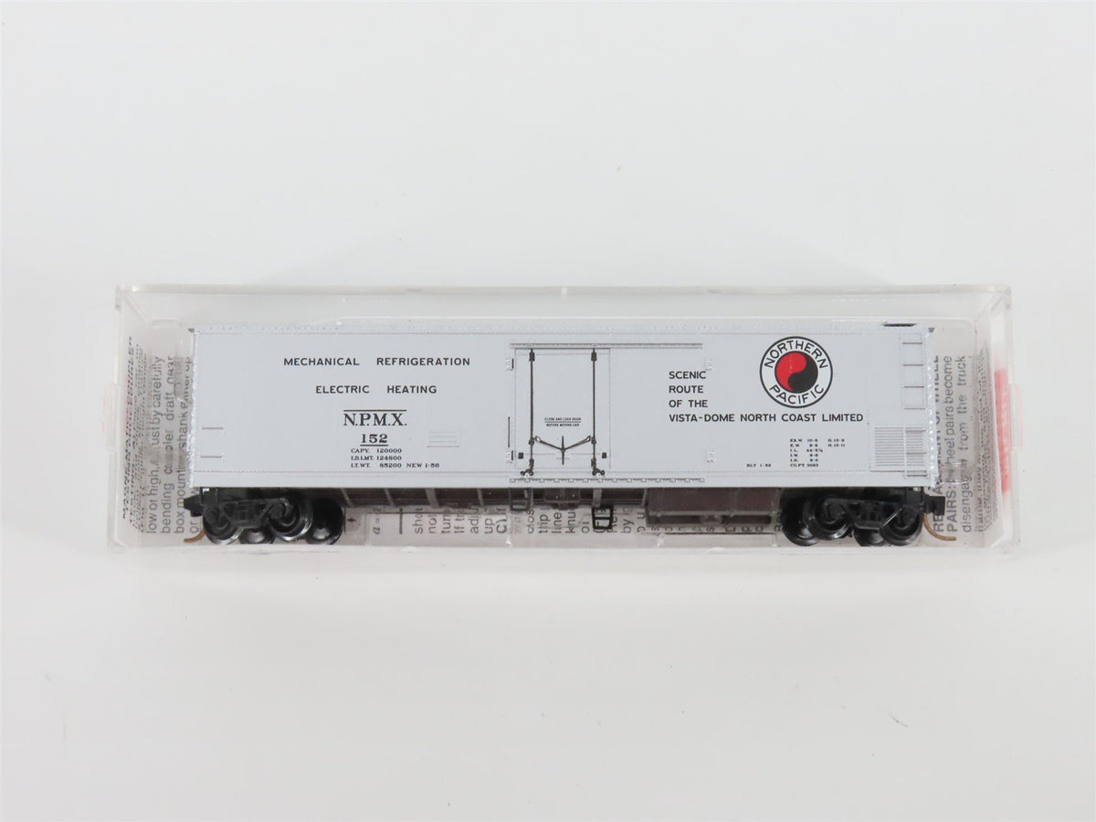 N Scale Micro-Trains MTL 69150 NPMX Northern Pacific 51&#39; Rivet Side Reefer 152