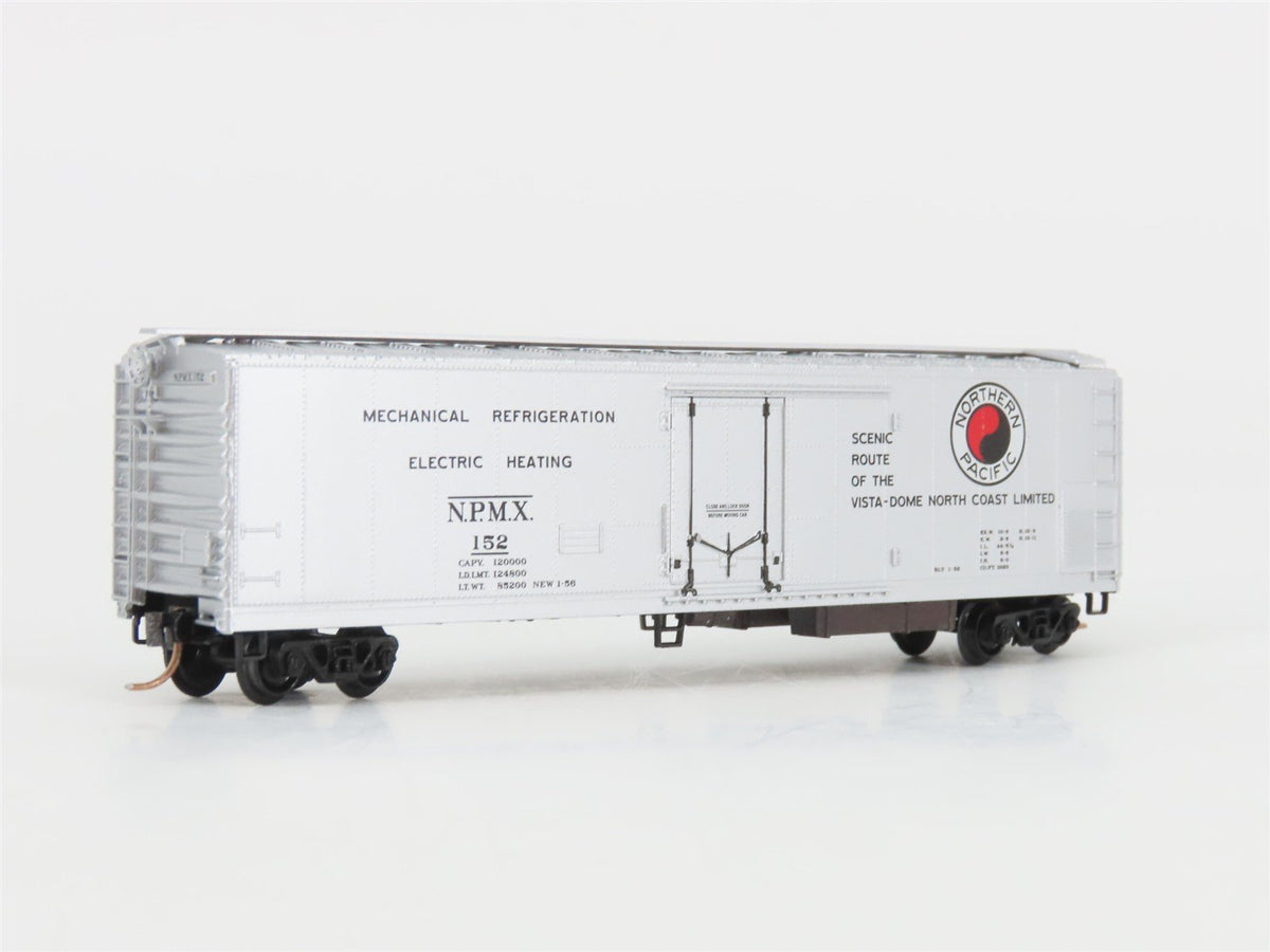 N Scale Micro-Trains MTL 69150 NPMX Northern Pacific 51&#39; Rivet Side Reefer 152