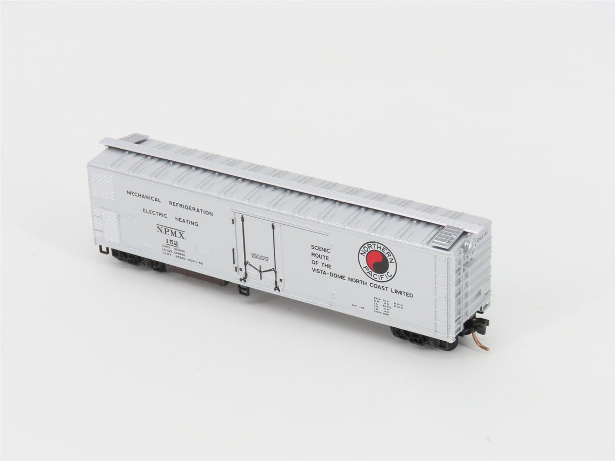 N Scale Micro-Trains MTL 69150 NPMX Northern Pacific 51&#39; Rivet Side Reefer 152