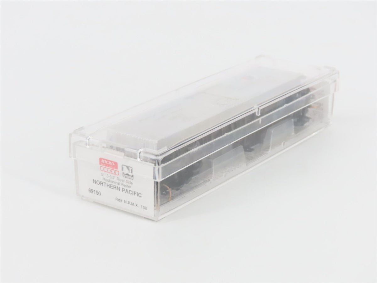 N Scale Micro-Trains MTL 69150 NPMX Northern Pacific 51&#39; Rivet Side Reefer 152