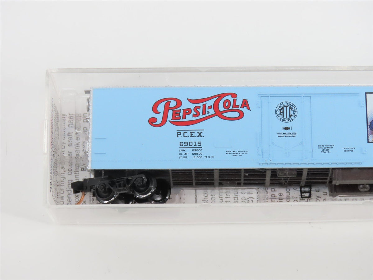 N Scale Micro-Trains MTL 69140 PCEX Pepsi-Cola 59&#39; Mechanical Reefer 69015