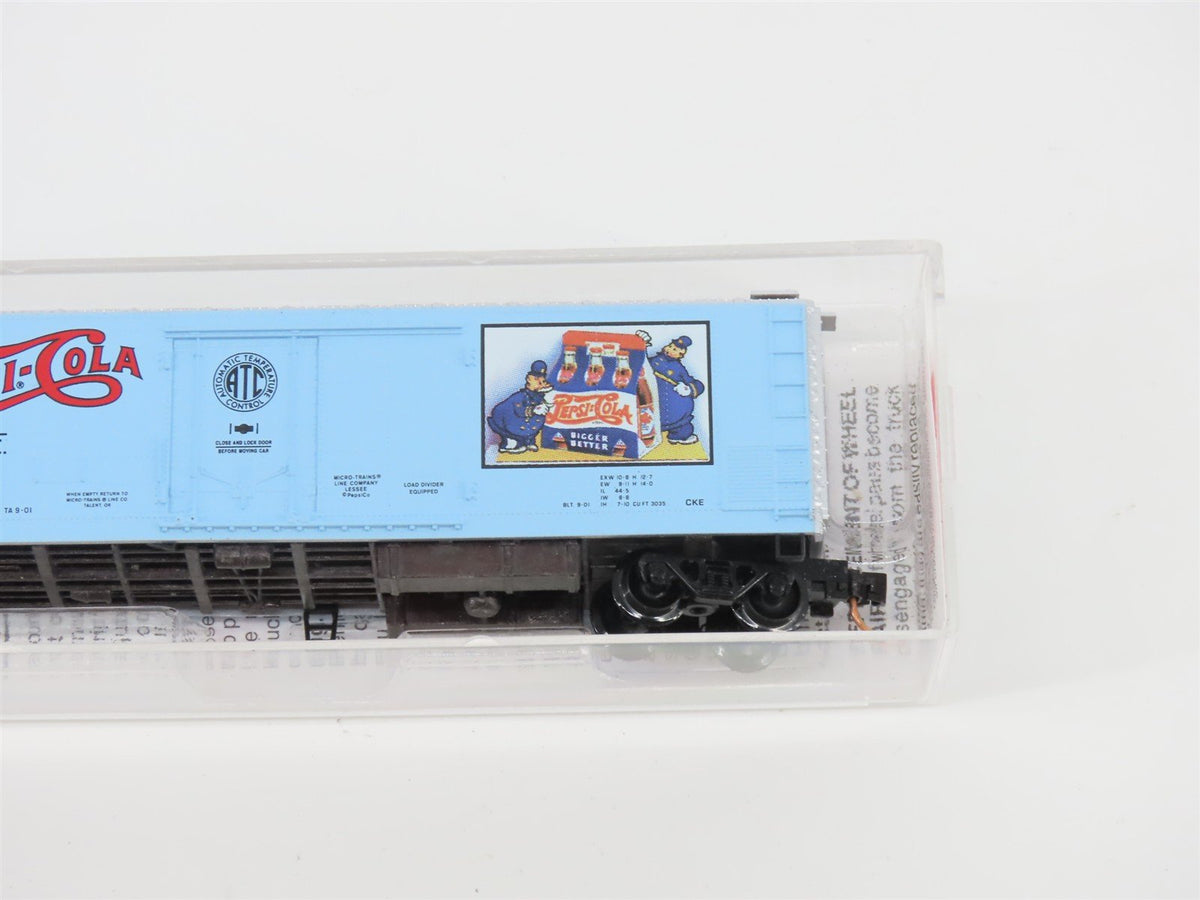 N Scale Micro-Trains MTL 69140 PCEX Pepsi-Cola 59&#39; Mechanical Reefer 69015