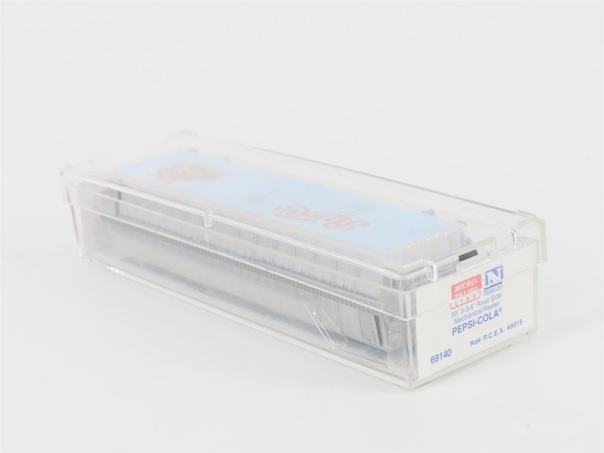 N Scale Micro-Trains MTL 69140 PCEX Pepsi-Cola 59&#39; Mechanical Reefer 69015
