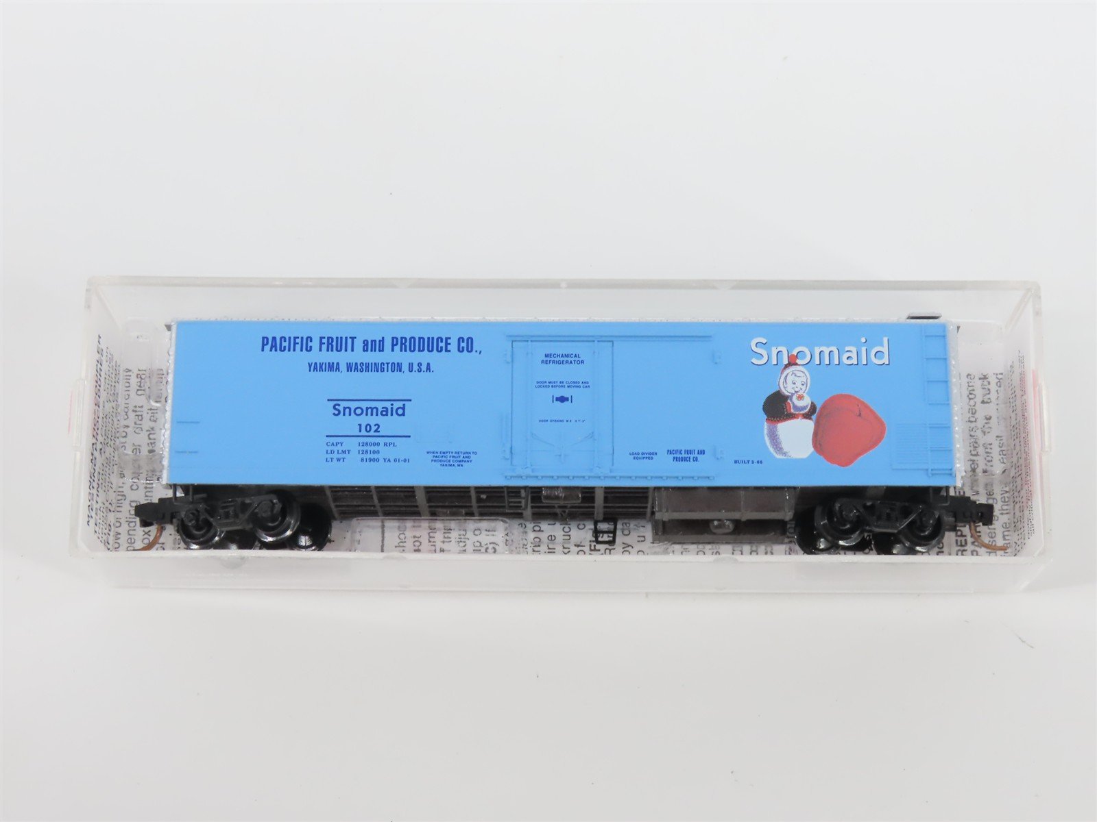 N Scale Micro-Trains MTL #69120 Snomaid 51' Mechanical Reefer #102