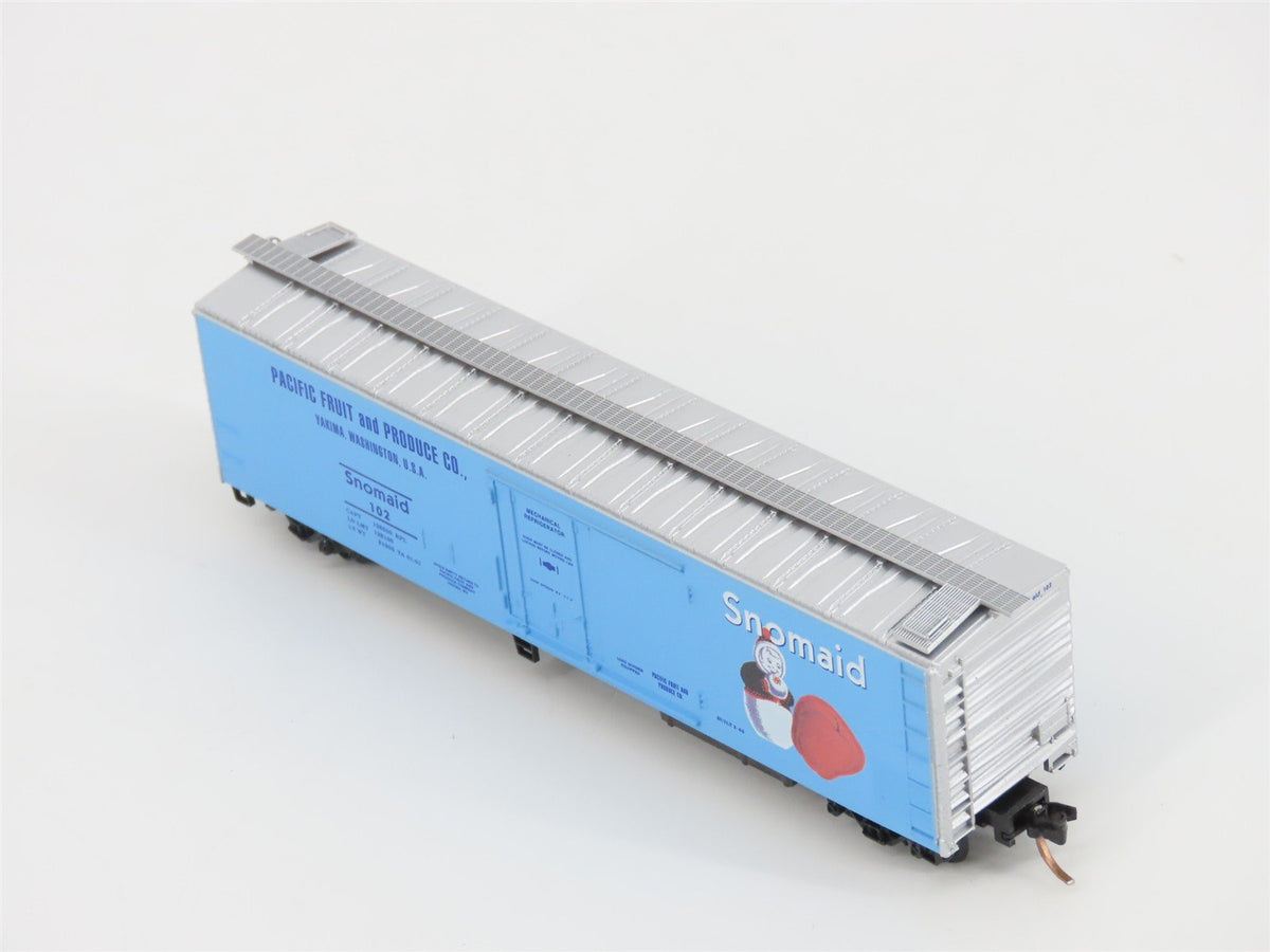 N Scale Micro-Trains MTL #69120 Snomaid 51&#39; Mechanical Reefer #102