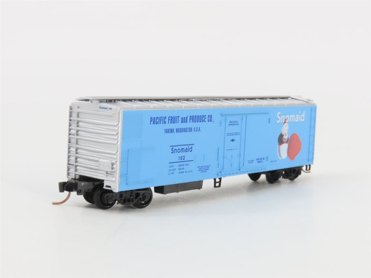 N Scale Micro-Trains MTL #69120 Snomaid 51&#39; Mechanical Reefer #102