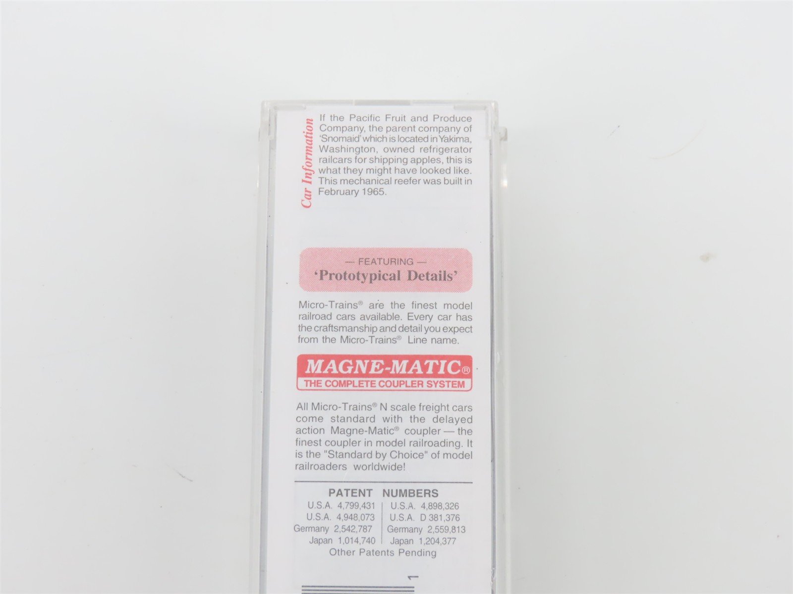 N Scale Micro-Trains MTL #69120 Snomaid 51' Mechanical Reefer #102