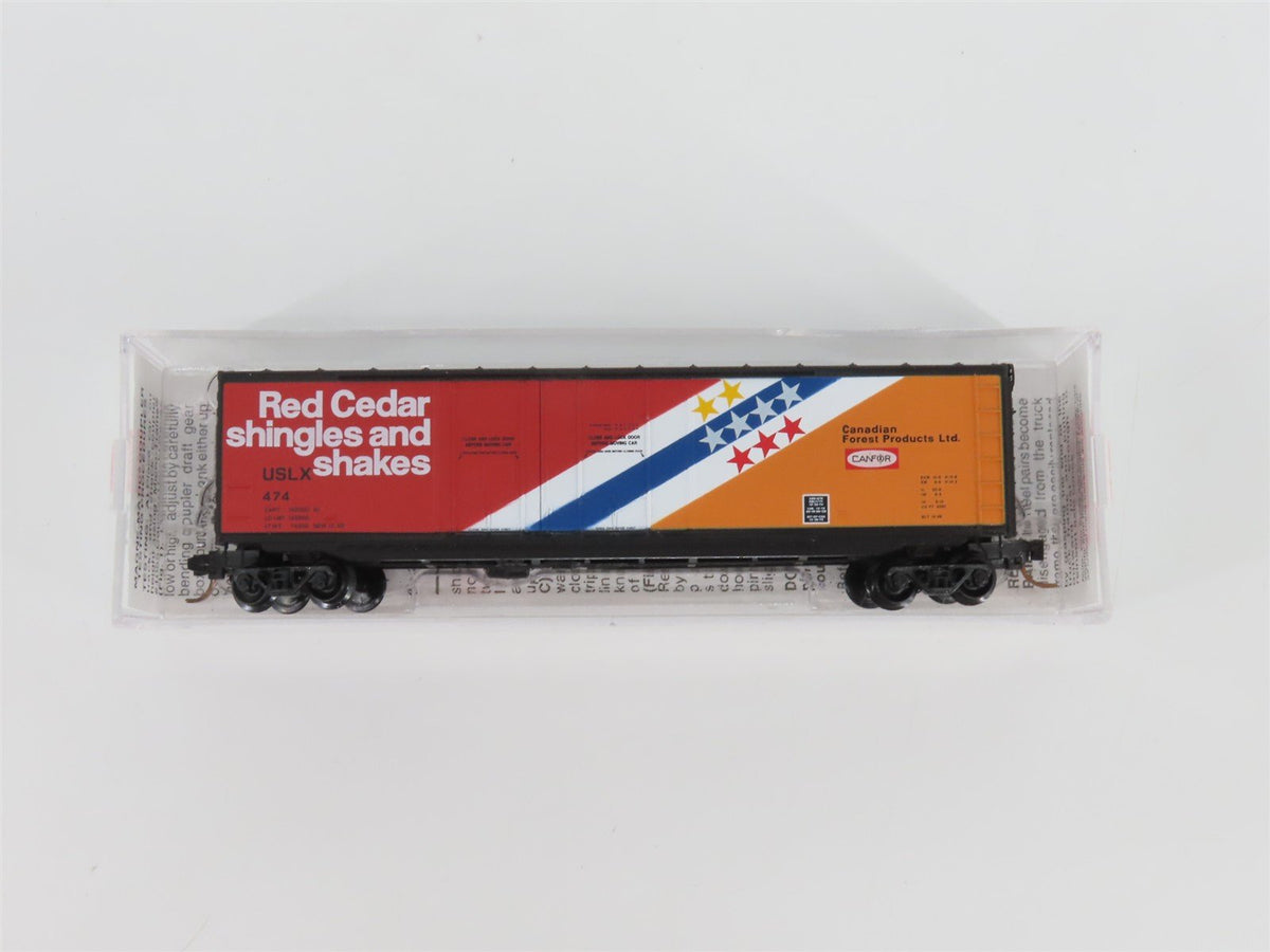N Scale Micro-Trains MTL 75060 USLX Canadian Forest Products 50&#39; Box Car #474
