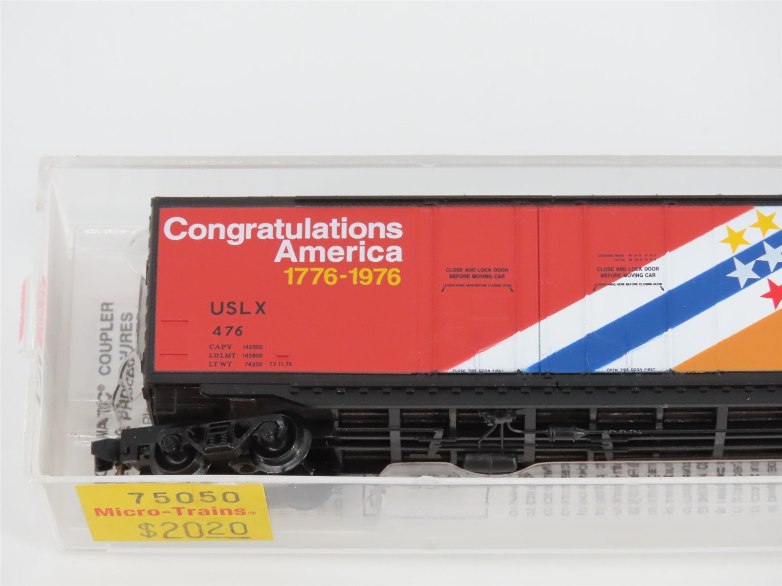 N Scale Micro-Trains MTL 75050 USLX Canadian Forest Products 50' Box Car #476